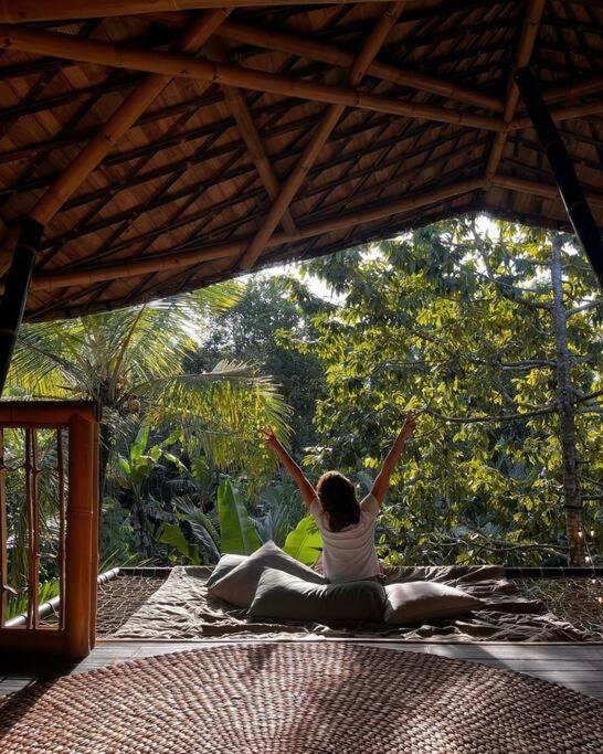 Eco Bamboo Island Bali - Bamboo House #4 Villa Selat Exterior photo